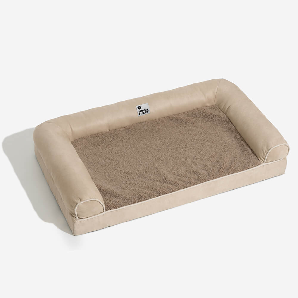 Sofá Cama para pet Ortopédica Fleec + Escadinha de Brinde