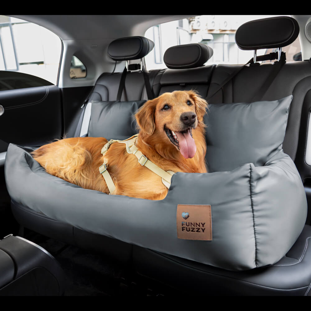 Capa de carro com cama para cachorro