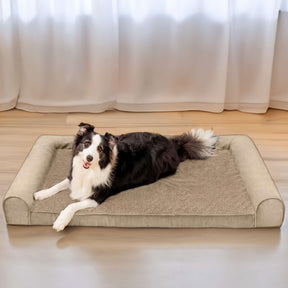 Sofá Cama para pet Ortopédica Fleec + Escadinha de Brinde