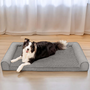 Sofá Cama para pet Ortopédica Fleec + Escadinha de Brinde