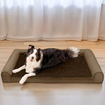 Sofá Cama para pet Ortopédica Fleec + Escadinha de Brinde