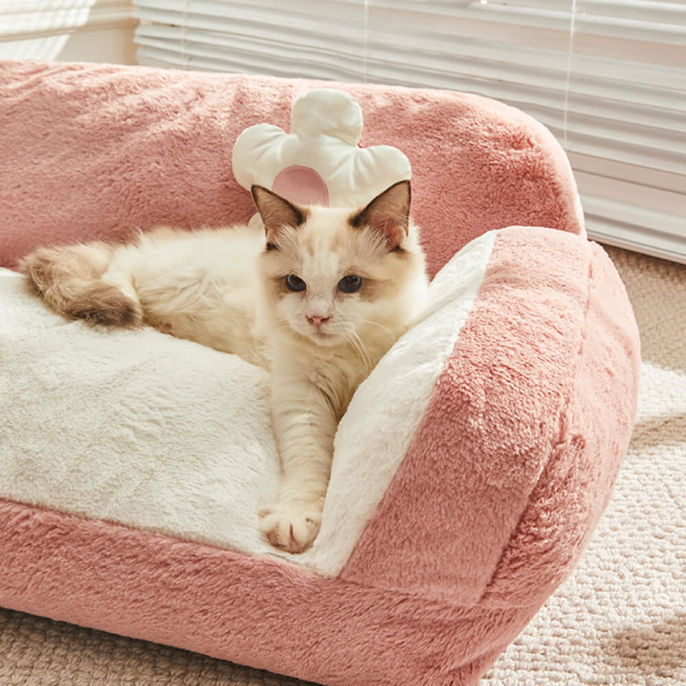 Sofá Cama para Pet Warm + Escadinha de Brinde