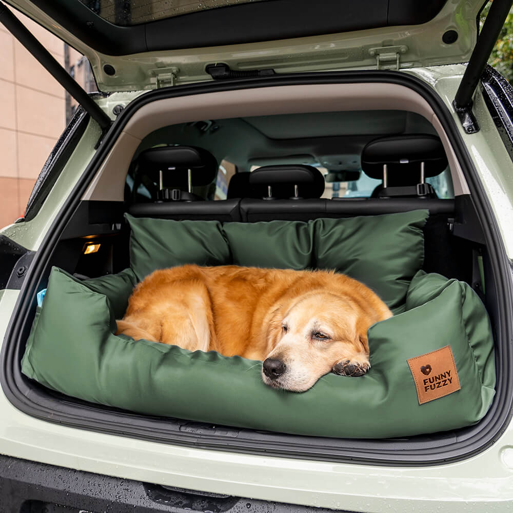 Capa de carro com cama para cachorro