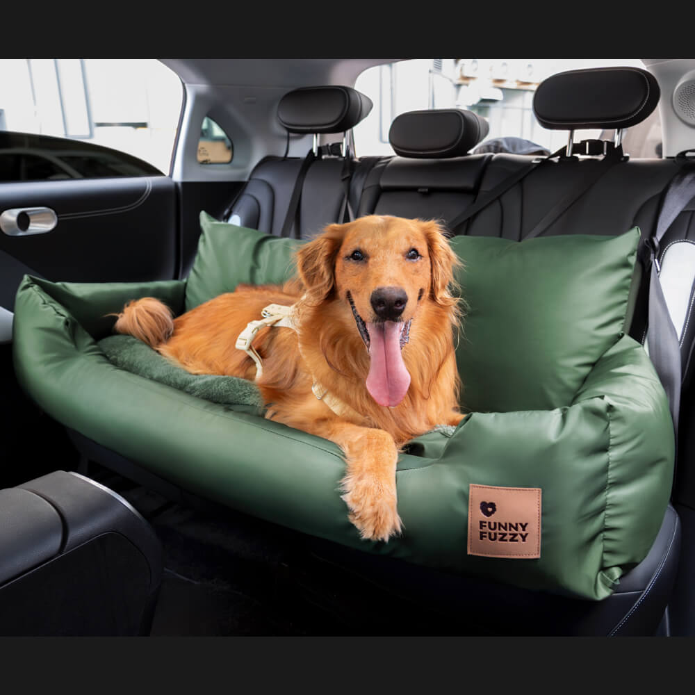 Capa de carro com cama para cachorro