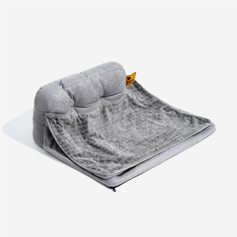 Sofá Cama Para Pet Ortopédico Soft + Escadinha de Brinde